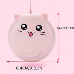Portable Folding Makeup Mirror With Mini Fan LED Light Fill Beauty Makeup Mirror