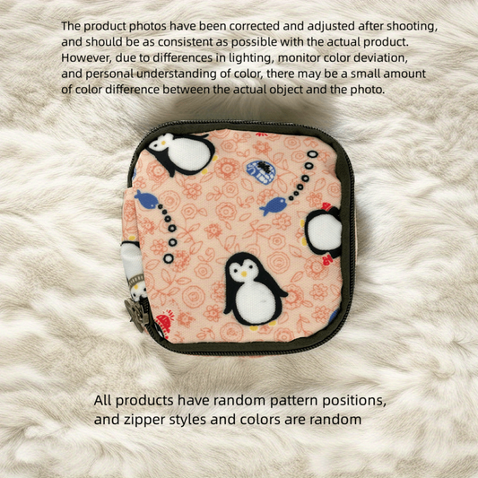 Sanitary Napkin Storage Bag for Menstrual Cup and Pads