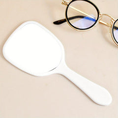 Handheld Makeup Mirror with Handle - Portable Beauty Mirror
