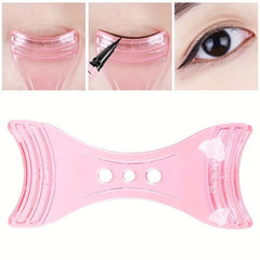 Eyelash Tool with Eyeliner Template Stencil and Comb
