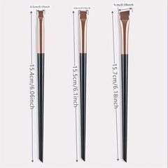 3Pcs Cosmetics Tools Kit Makeup Brushes Set Wooden Handle Beauty Brush