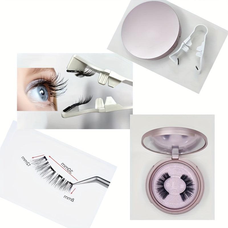 Magnetic Eyelashes 4pcs Magnets Reusable Simulated Natural Lashes