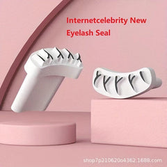 2pcs Lower Eyelashes Stamp V shaped Faux Hand Painting Eyelash Stamp