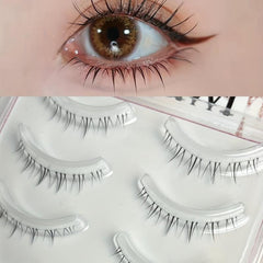 5 Pairs Wispy Lower Lashes False Eyelashes