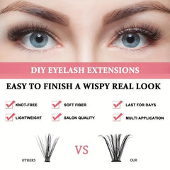 30D 40D 60 Clusters Lashes C Curling Volume Individual Lashes Extensions