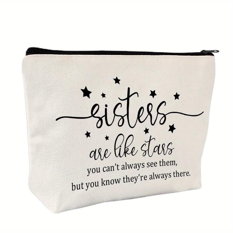 Sisterhood Makeup Bag Case - Birthday Gift for Sisters