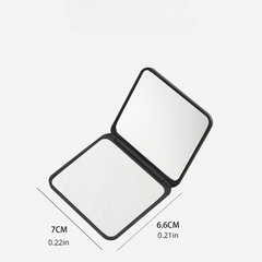 Star Pattern Square Folding Mirror Double Side Compact Mirror