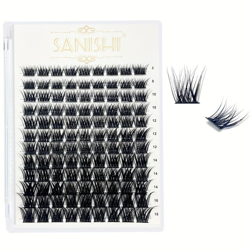 108 D Curl Volume Individual Lashes Extensions Wispy Clusters DIY At Home