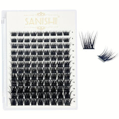 108 D Curl Volume Individual Lashes Extensions Wispy Clusters DIY At Home