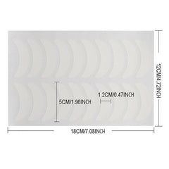 50 Pairs Eyelash Extension Under Eye Pads 100pcs Set Reusable Paper Patches