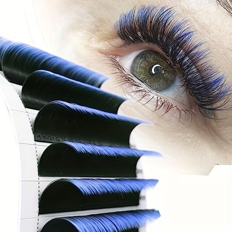 Colored Individual Lashes Gradient Easy Fan Eyelashes DIY Makeup False Extension