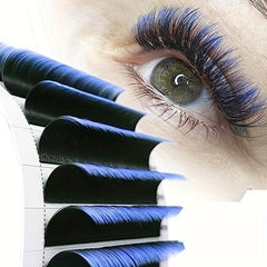 Colored Individual Lashes Gradient Easy Fan Eyelashes DIY Makeup False Extension