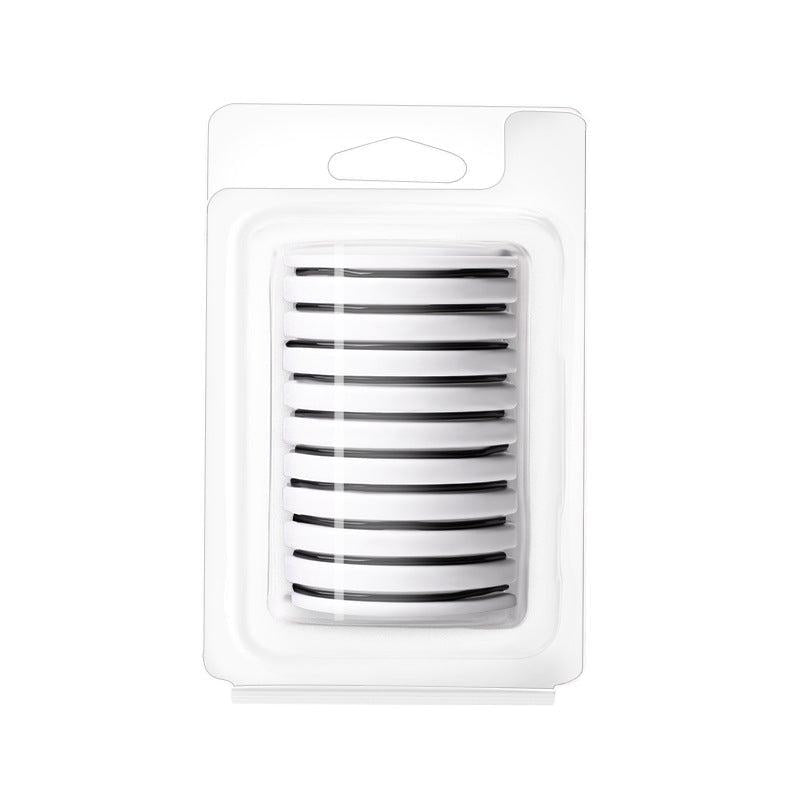 10pcs Reusable Transparent False Eyelash Glue Strip No Glue Eyelashes