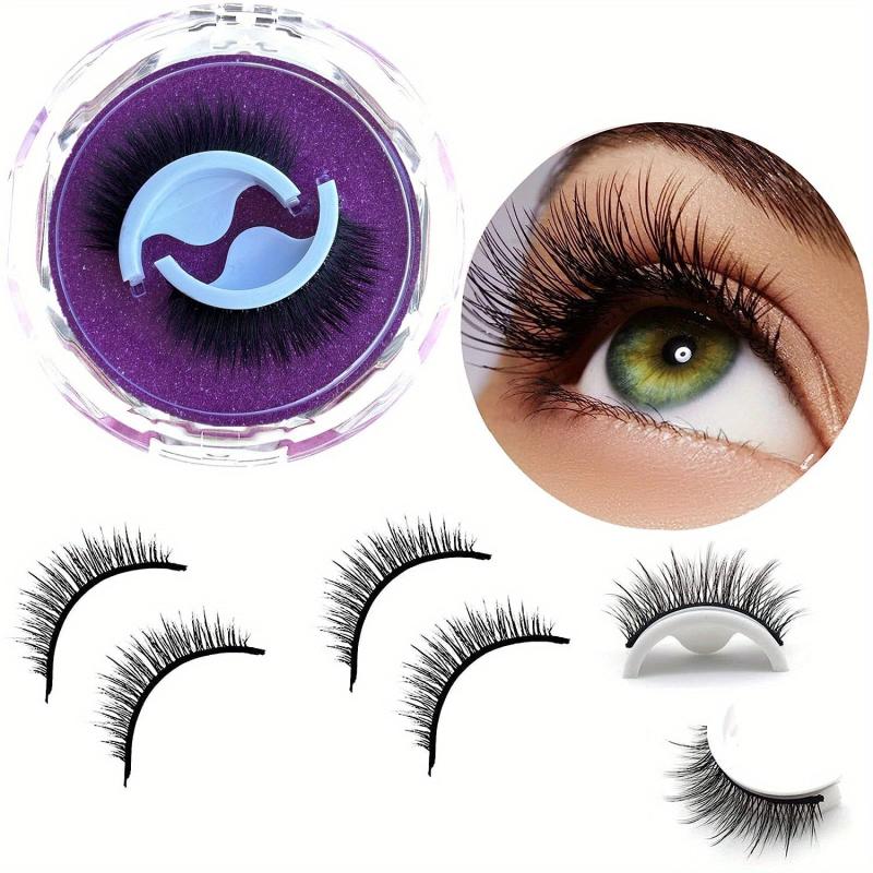 Natural Look Self Adhesive Eyelashes - No Glue Needed
