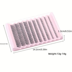 140 pcs Fluffy Lash Clusters 6-14MM D Curl Eyelash Extensions