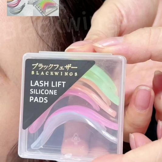 4 Pairs Eyelash Perming Curler Lift Pads Silicone Rods Eyelash Per