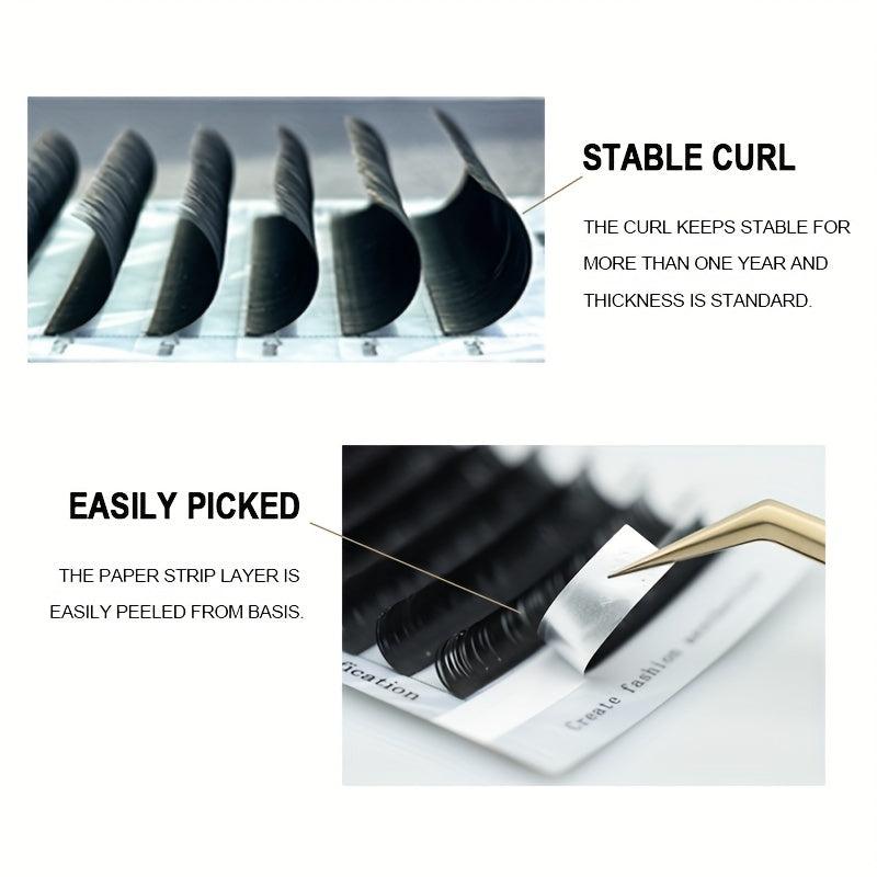 Faux Volume Lashes 0.07mm Thickness C Curling
