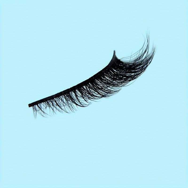 5 Pairs 3D Crisscross Lashes Natural Look Wispy Makeup Lashes Add Natural Volume