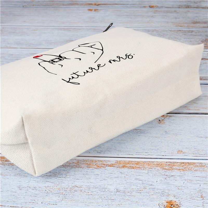 Future Mrs Makeup Bag Travel Pouch Gift For Women Bride To Be Newly Engaged