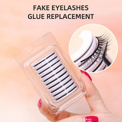 10 pcs Waterproof Eyelash Jelly Strips Long Lasting Transparent