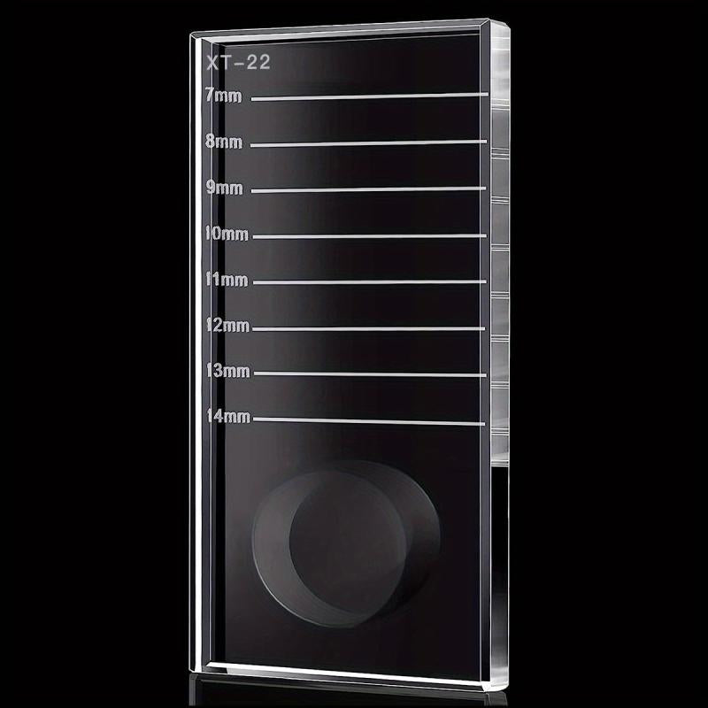 Crystal Eyelash Extension Pallet False Lash Tray Strip Glue Holder