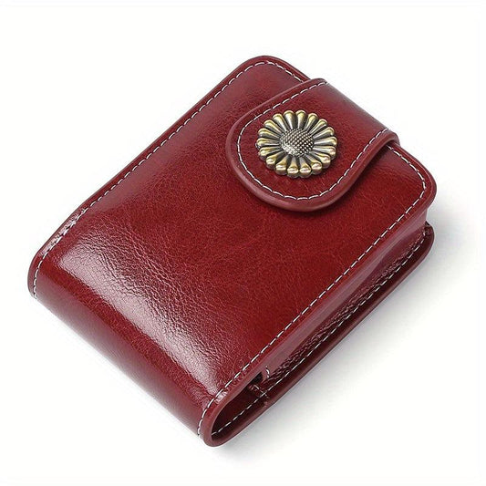 Vintage Lipstick Case with Mirror for Purse Portable Travel Mini Makeup Bag