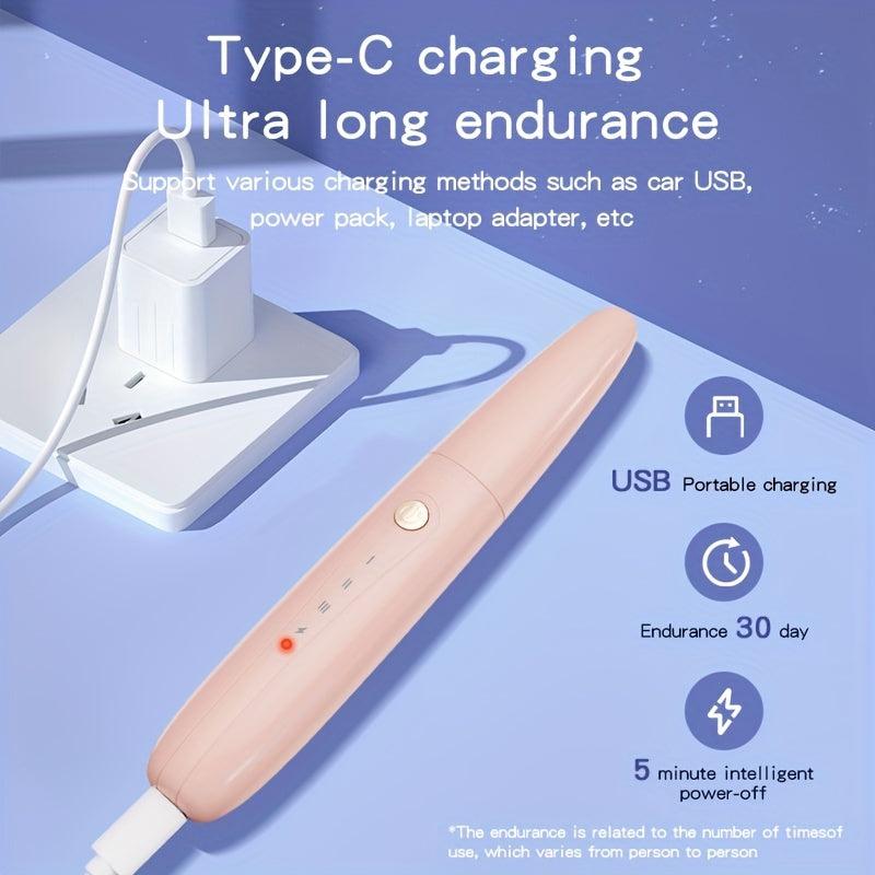 Rechargeable Heated Eyelash Curlers Quick Heating Long Lasting Curl