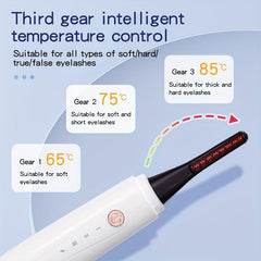 Rechargeable Heated Eyelash Curlers Quick Heating Long Lasting Curl