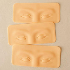 3D Bionic Thickened Silicone Practice Skin for Eyelash Eyebrow Shape