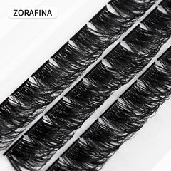 Thick False Eyelashes Cluster Volume Lashes