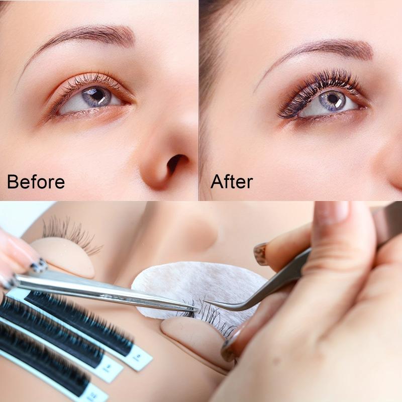 3 Pairs Silicone Eyelids for Mannequin Head with Lash Extension Training Pract