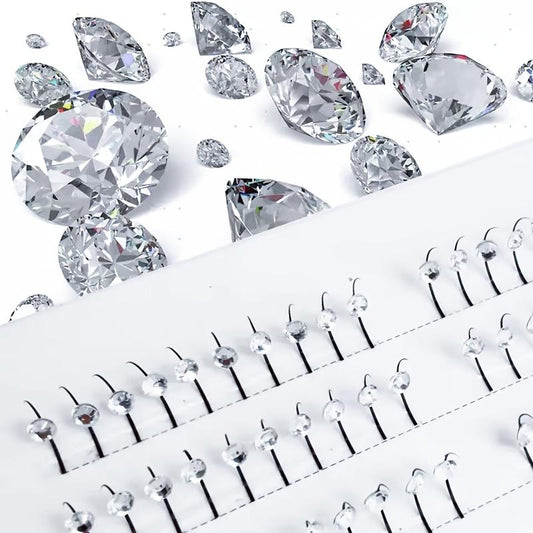 Diamond Eyelash Extensions Glitter False Lashes