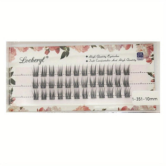 36 Clusters Segmented Eyelash Extension Set Little Devil Double Fishtail Lash