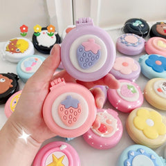 Portable Air Cushion Head Massage Comb and Mirror Set