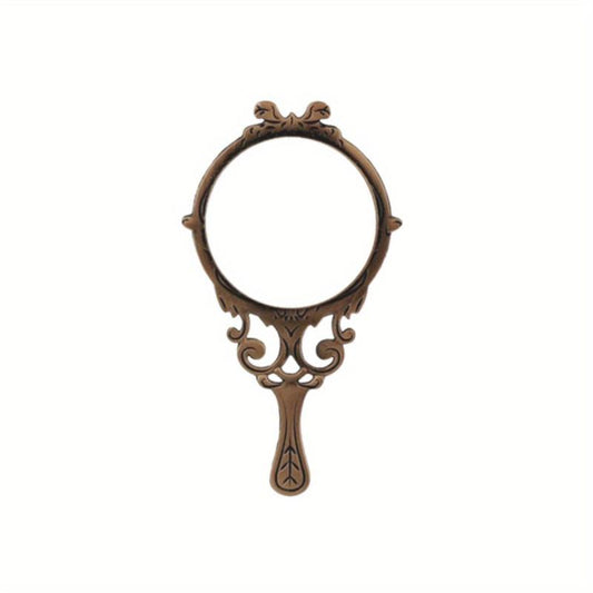 Portable Metal Frame Makeup Mirror Hollow Cosmetic Compact Mirror