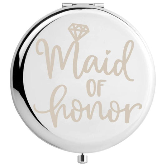 Bride Tribe Compact Mirror Bridesmaid Wedding Gift