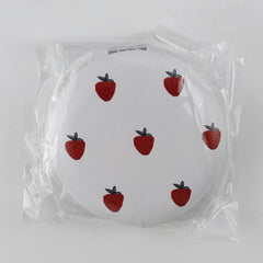 Strawberry Print Makeup Mirror Double Side Folding Cosmetic Vanity Mirror