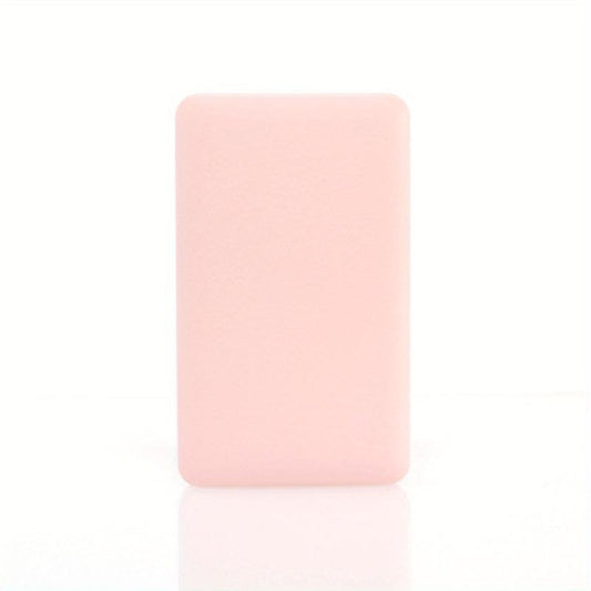 Portable Folding Mirror with Comb for Girl's Makeup in Pink and Green