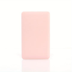 Portable Folding Mirror with Comb for Girl's Makeup in Pink and Green