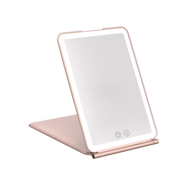 LED Makeup Mirror With 80 LED Lights Travel Touch Screen Cosmetic Mirror