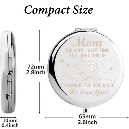 Godmother Gift From Goddaughter Godson Compact Mirror Baptism Christian Gift