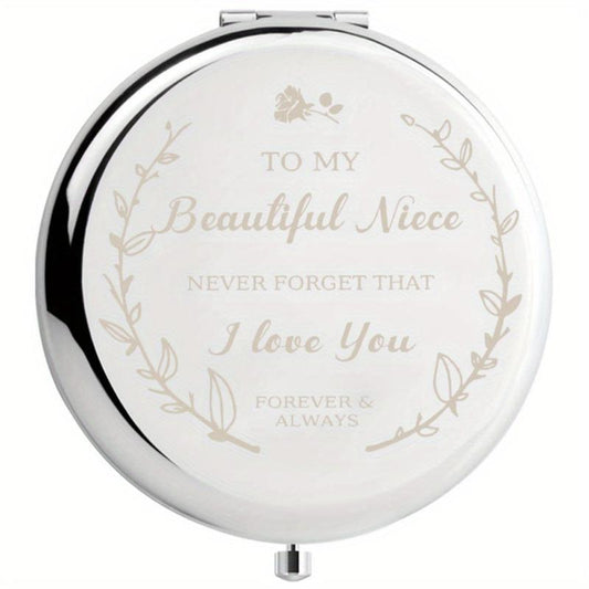 Mother's Birthday Compact Mirror - Unique Gift for Wife, Mom, Daughter