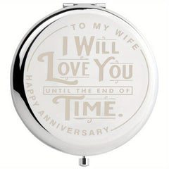 Mother's Birthday Compact Mirror - Unique Gift for Wife, Mom, Daughter
