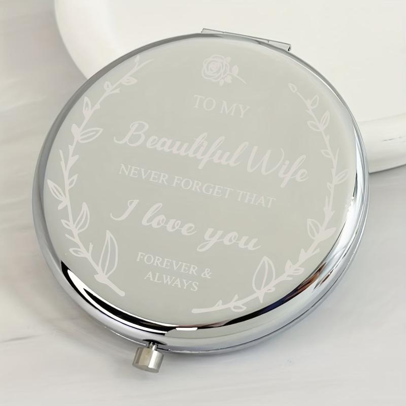 Mother's Birthday Compact Mirror - Unique Gift for Wife, Mom, Daughter
