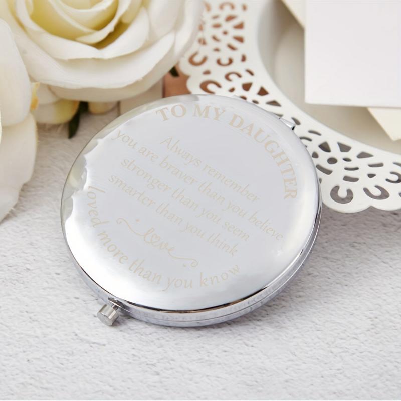 Mother's Birthday Compact Mirror - Unique Gift for Wife, Mom, Daughter
