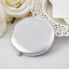 Mother's Birthday Compact Mirror - Unique Gift for Wife, Mom, Daughter