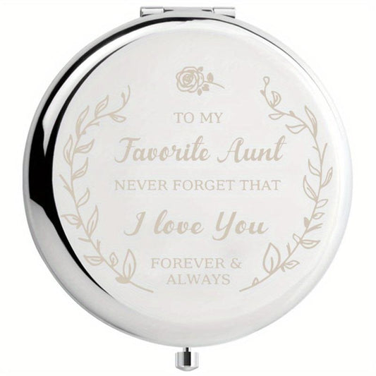 Mother's Birthday Compact Mirror - Unique Gift for Wife, Mom, Daughter
