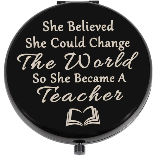 Teacher Appreciation Travel Makeup Mirror Thank You Gift