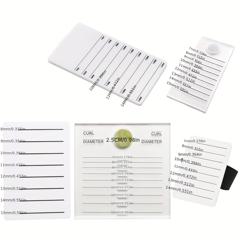 Acrylic Eyelash Scale Boards Display Stand for Eyelashes