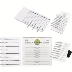 Acrylic Eyelash Scale Boards Display Stand for Eyelashes